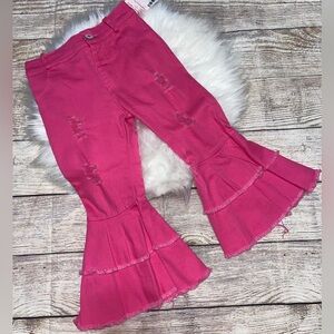Hot Pink Double Stacked Bells